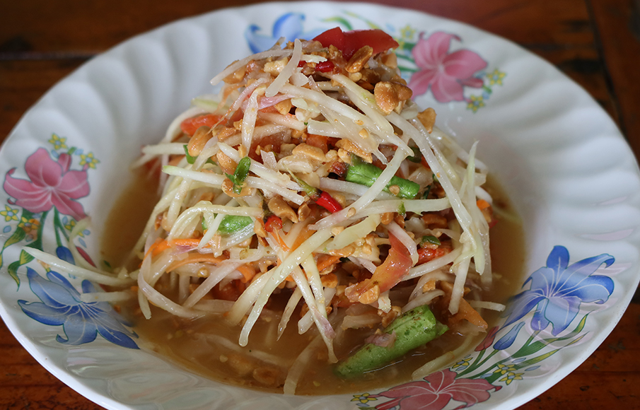 ส้มตำครกทอง ปทุมธานี